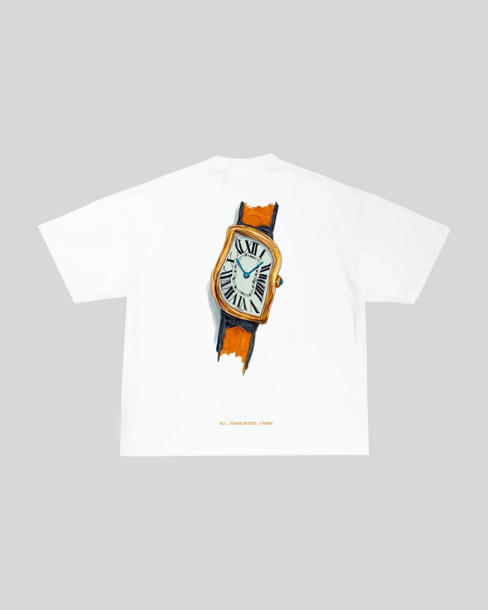 T-SHIRT - À L’HEURE, TOUJOURS. - AU BONHEUR DES DAMES